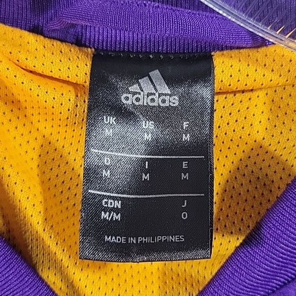 Los Angeles Lakers Adidas 2016 On-Court Full-Zip Jacket - Purple - Picture 6 of 8